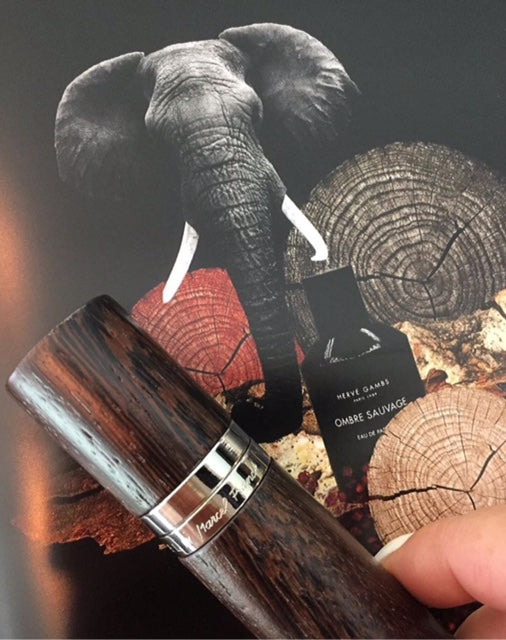 WENGE WOOD PURSE ATOMIZER